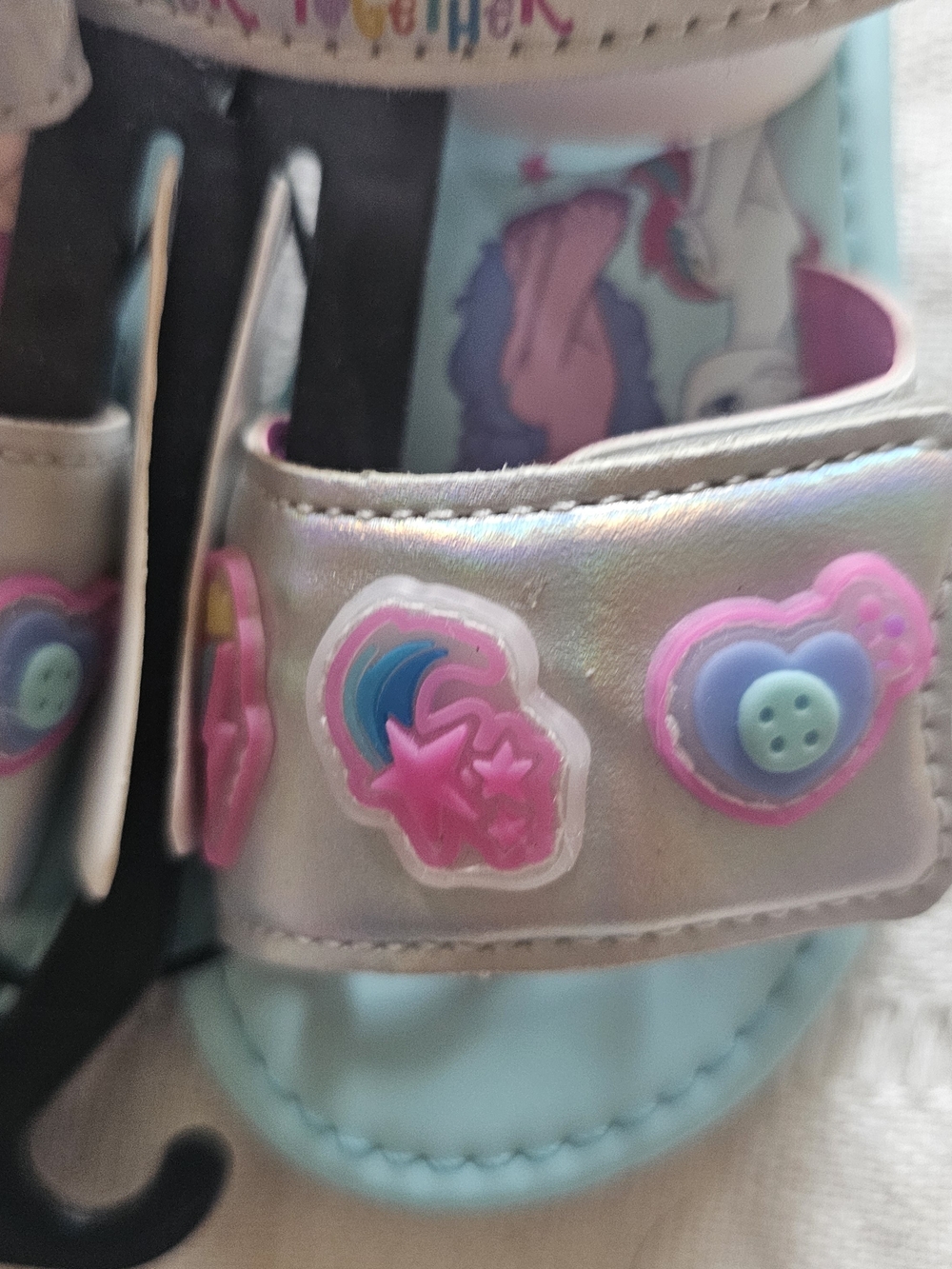 Hasbro My Little Pony Light Blue and Pink Girls Sandals - Picture 2 of 6